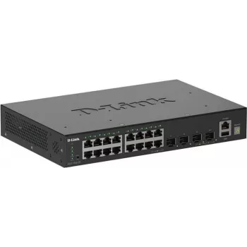 D-Link 20-pordiline virnastatav Gigabit-nutihallatav kommutaator 4 x 10G SFP+ pordiga