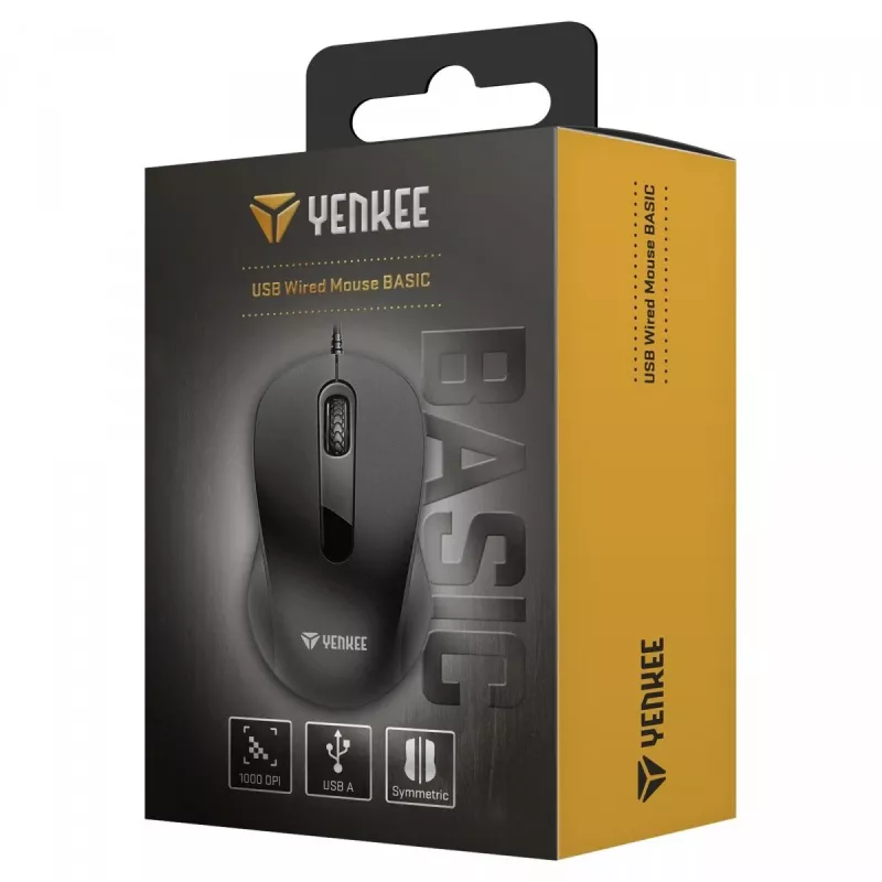 Hiir Yenkee YMS 003BK juhtmega USB