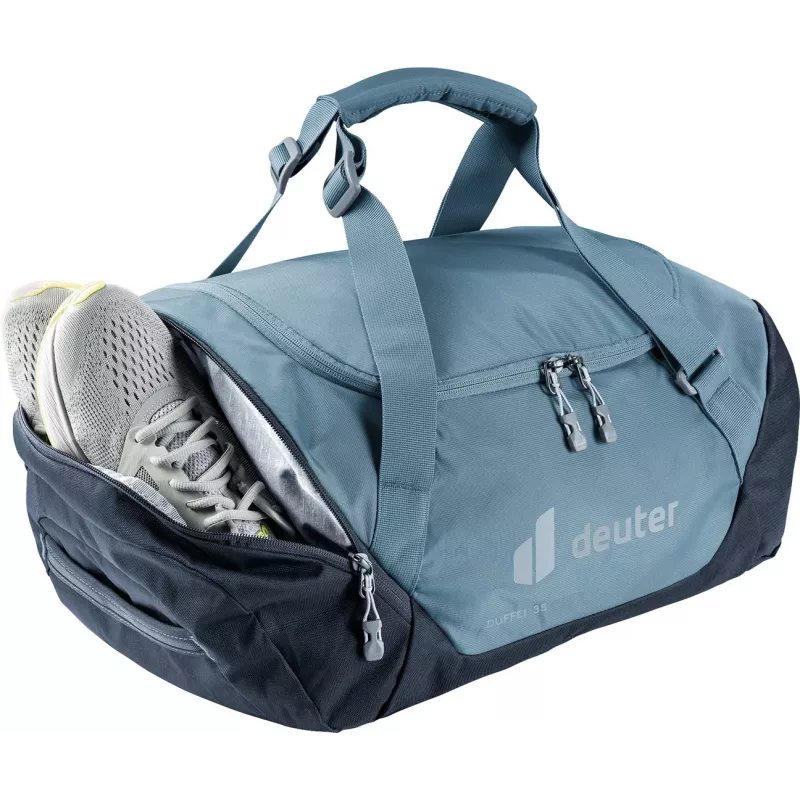 Duffel kott DEUTER Duffel 35 atlantic-ink — 35 L maht, veekindel põhi, kandekäepidemed