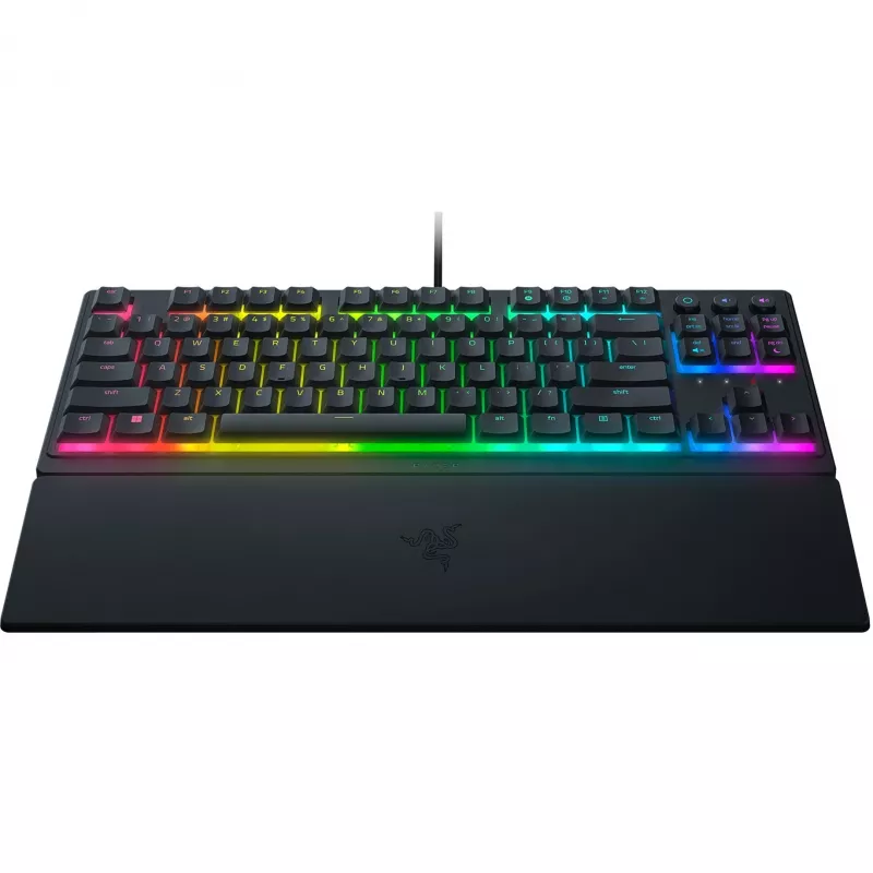 Razer Ornata V3 Tenkeyless klaviatuur mängimiseks, USB, QWERTZ, saksa, must