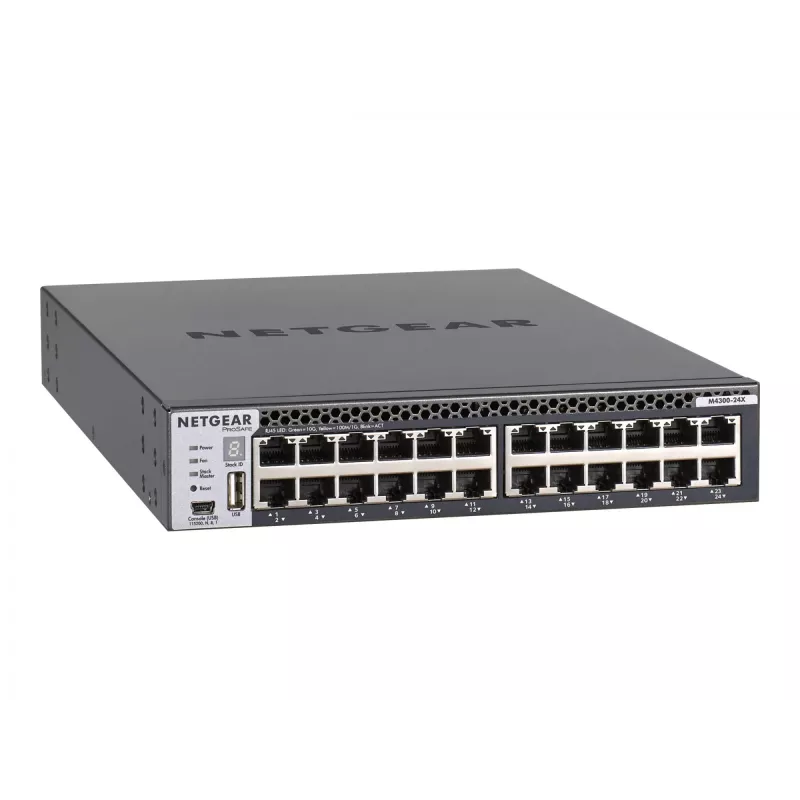NETGEAR M4300-24X Hallatav L3 10G Ethernet (100/1000/10000) 1U Must