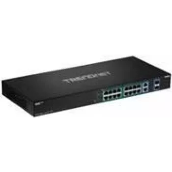 TRENDnet TPE BG182G - Lüliti - haldamata - 8 x 10/100/1000 (UPOE / 4PPoE) + 8 x 10/100/1000 (PoE+) + 2 x SFP - riiulipaigaldus - UPOE / 4PPoE / PoE+ (440 W)