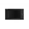 Seinale paigaldatav kapp LANBERG WF01-6406-10B, 6U, 19 tolli, 600×374×450 mm, must, 60 kg