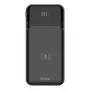 Savio BA-09 power bank Liitiumpolümeer (LiPo) 37 mAh Juhtmevaba laadimine Must