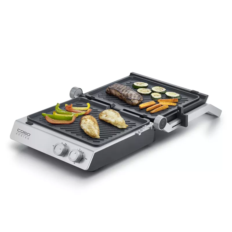 Caso Double Contact Grill | SteakChef | Kontaktgrill | 2000 W | Roostevaba teras