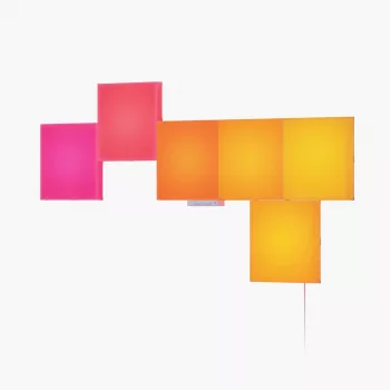 LED-paneelvalgusti Nanoleaf N8100K02-6BS — ruudukujuline RGB, 6 tk, AC 100–240 V, seinakinnitus