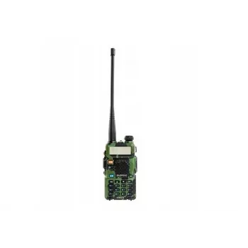 Kaasaskantav kahesuunaline raadio Baofeng UV-5R 5W HT Camo – kaheribaline FM, 5 W, 1800 mAh aku