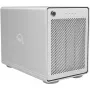 Mercury Elite Pro Quad, kettakorpus, hõbedane, USB 3.2 Gen 2, RAID-valmis