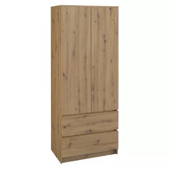 Topeshop SZAFA MALWA ART bedroom wardrobe/closet 5 shelves 2 uks(s) tamm