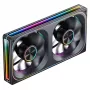 Jonsbo ZA-240 Infinity Mirror ARGB 240mm PWM vedelikjahuti radiaator ARGB-ventilaatoritega