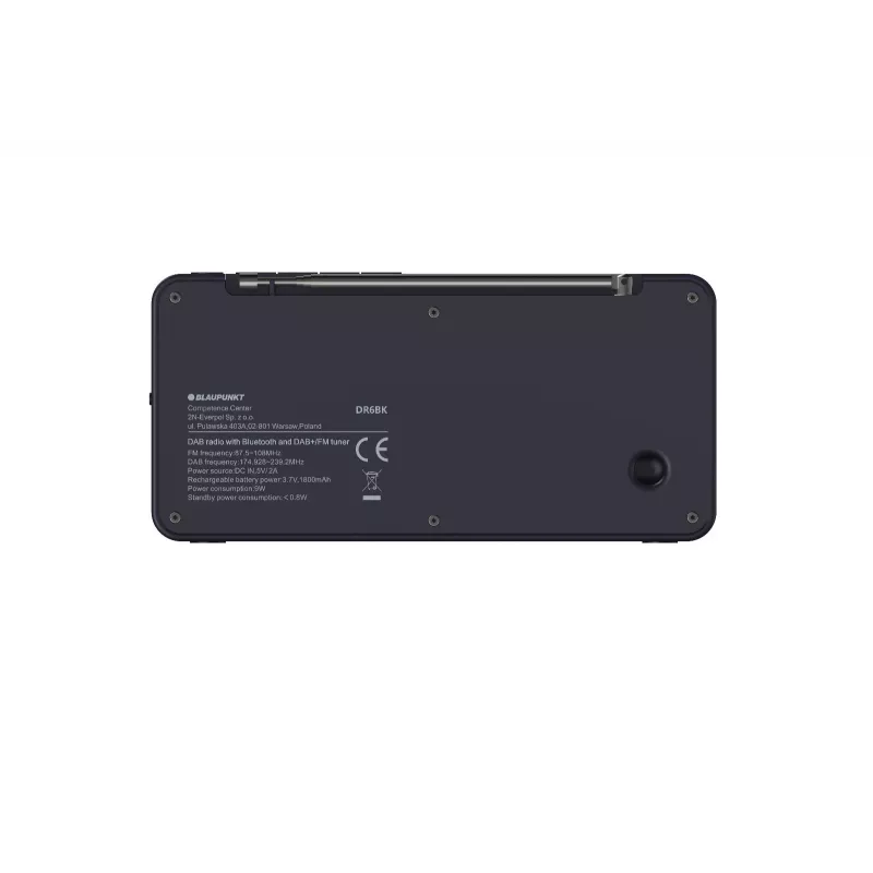 Blaupunkt DR6BK Kaasaskantav raadio must