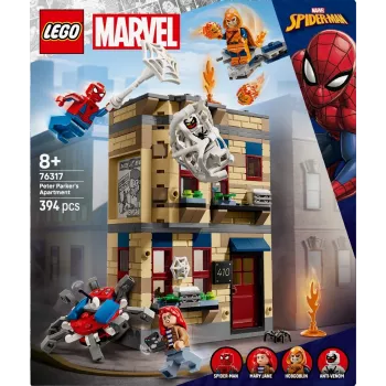 LEGO Marvel komplekt 76317 Peeter Parkeri korter Ämblikmehe minifiguuriga