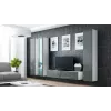 Cama TV-alus VIGO 140 30/140/40 valge/hall läikiv