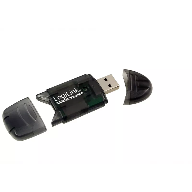 Kaardilugeja LOGILINK CR0007 USB 2.0 SD/MMC-le, must, kuni 480 Mbit/s