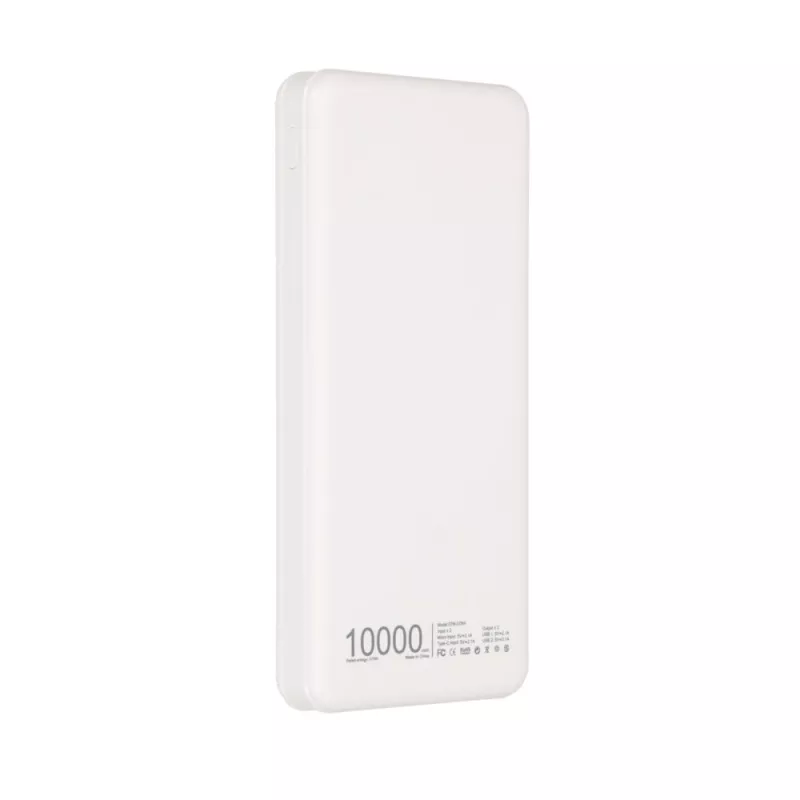 Akupank Extralink EPB-078W 10000 mAh valge, USB-C, 10 W väljund, laeb kuni 2 seadet