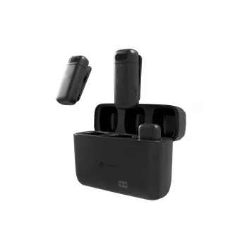 NATEC Hopper Black Lavalier-/Rinnamikrofon