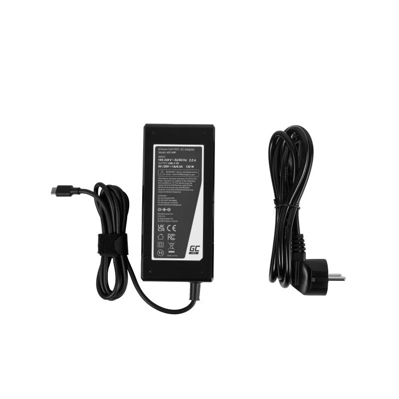 roheline Cell AD140P toiteadapter/inverter Universaalne 130 W Must