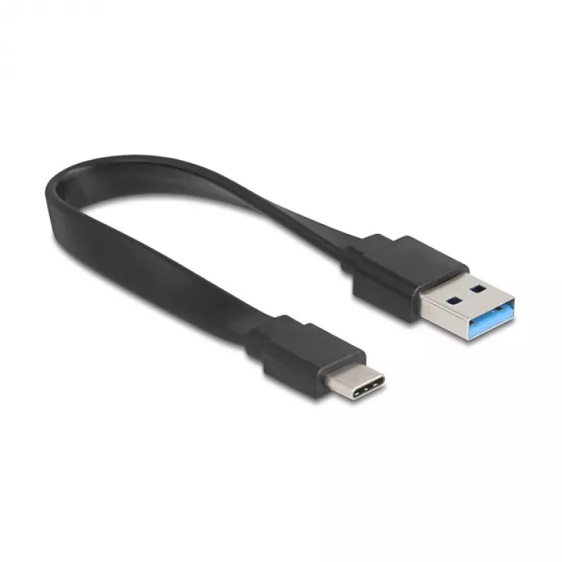 DELOCK USB 3.2 Gen 1 (3.1 Gen 1) 4-pordiline jaotur Type-A + USB-C hostiga (5000 Mbit/s) must/läbipaistev