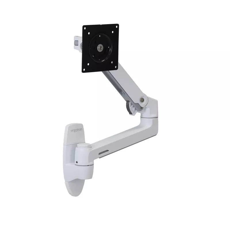 Ergotron LX Series seinale kinnitatav monitorihoidik valge 11,3 kg kandevõimega 20-34 tolli