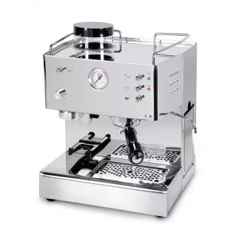 Quick Mill Pegaso, Espressomasin, kohvioad, sisseehitatud veski, 1200 W, roostevaba teras
