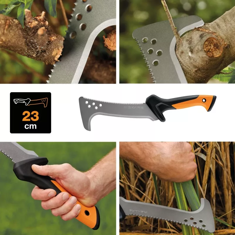 Fiskars 1051233 käsisaag Rauasaag 23 cm Must, Oranž, Hõbe
