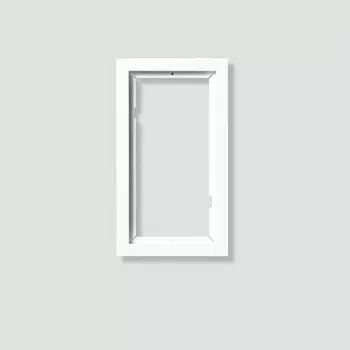 Siedle KR 611-2/1-0 SM - raam - hõbedane - Siedle - alumiinium - pind - 131 mm (200016831-00)