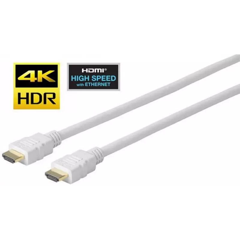 Vivolink Pro HDMI-kaabel valge 7,5 m ülipainduv