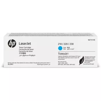 HP W2151XC tsüaan originaal lepinguline LaserJet toonerikassett