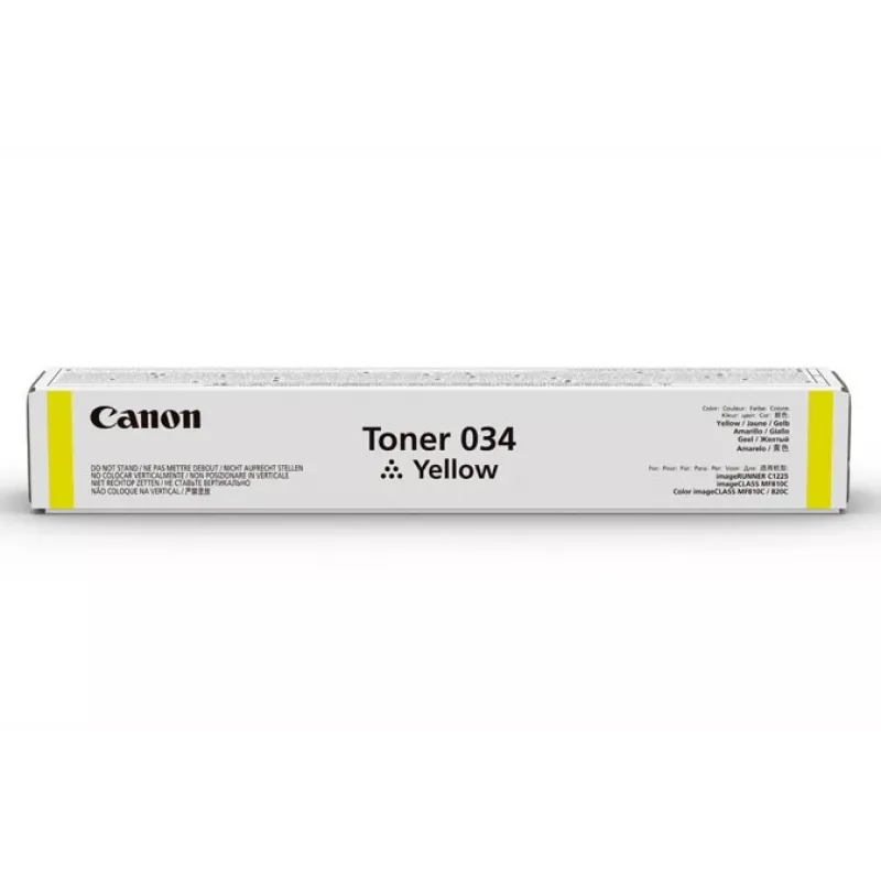 Canon 034 toonerikassett 1 tk Originaal Kollane