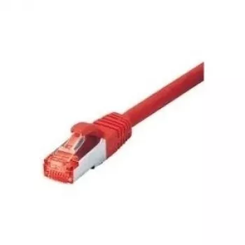 Tecline - patch-kaabel - RJ-45 (M) - RJ-45 (M) - 1,5 m - SFTP, PiMF - CAT 6 - halogeenivaba, Snagless - punane (715015R)
