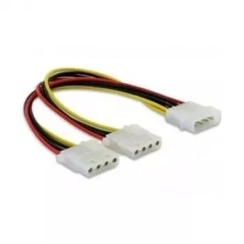 Delock - toitejaotur - sisemine toiteallikas, 4-kontaktiline (M) sisemise toiteallika, 4-kontaktilise (W) jaoks - 11 cm (82100)