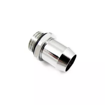 XSPC Connector straight G1/4 inch AG to 13mm ID - chrome Hõbedane