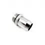 XSPC Connector straight G1/4 inch AG to 13mm ID - chrome Hõbedane