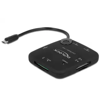 DeLOCK 65529 kaardilugeja USB 2.0 must