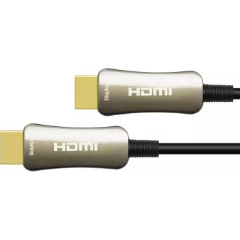 Optiline hübriid-HDMI™ 2.0 ühenduskaabel, 4K2K / UHD 60 Hz, kullatud pistik ja vaskkontaktid, must, 2 m, PYTHON® seeria (GC-M0145)