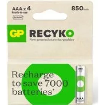 Laetav aku GP ReCyko Micro AAA 850 mAh 1,2 V