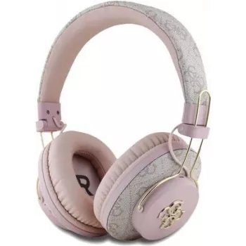 GUESS juhtmeta Bluetooth-peakomplekt 4G metallist logo roosa, GUBHS72P4FC4MP, universaalne (GUBHS72P4FC4MP)