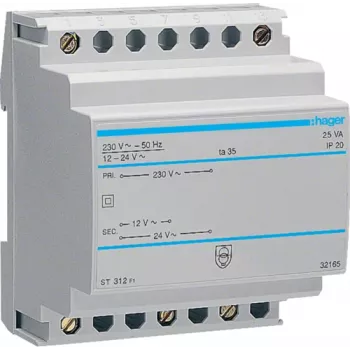 Elektriseadme korpuse tarvik Hager ST312 — vahelduvvoolusisend 230 V