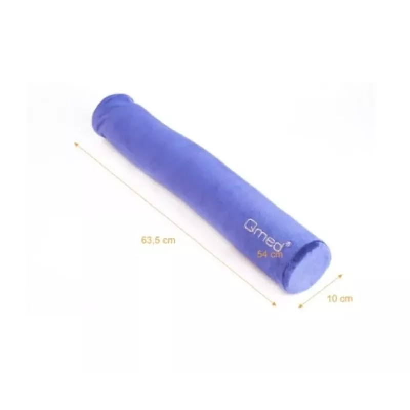 Ergonoomiline multifunktsionaalne padi MDH FLEX PILLOW DRQE3F1CDXUXP — rullikujuline, 635 mm pikk, 100 mm läbimõõt, lilla, polüpropüleenist veluurkattega