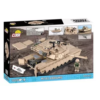 Ehituskomplekt Cobi M1A2 Abrams 1025 tükki mudel COBI-2632
