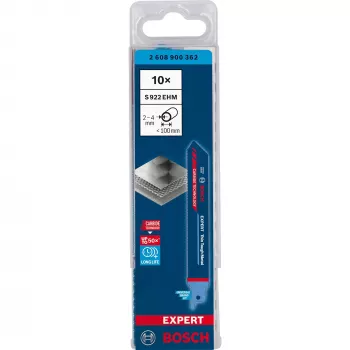 Bosch Expert 2 608 900 362 tikksae/šabloonsae/kujulõikesae saeleht karbiidist 10 tk