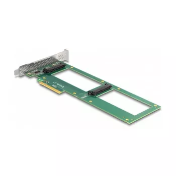 DeLOCK PCI Express 4.0 x8 kaart -> 2 sisemist U.2 NVMe SFF-8639 Bifurkatsioon