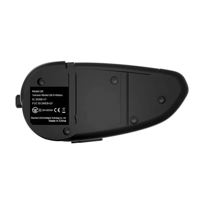 Mootorratta intercom EJEAS Q8 Bluetooth-kiivrisuhtleja pikaulatusega intercom
