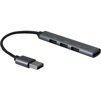 STANDARD USB 3.0 Hub, USB-A-pistik, 4x USB-A porti (3x USB 2.0 + 1x USB 3.2 Gen1) (S3018)