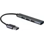 STANDARD USB 3.0 Hub, USB-A-pistik, 4x USB-A porti (3x USB 2.0 + 1x USB 3.2 Gen1) (S3018)