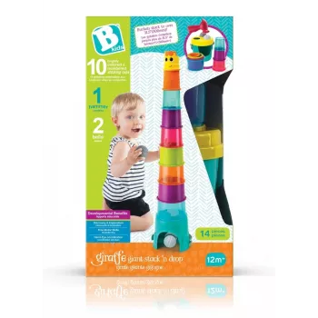 Mitmeotstarbeline Giraffe Tower XL B-kids mudel 1164702NN, kõrgus 120 cm, mängu- ja tegevustorn