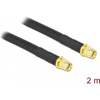Antennikaabel DeLOCK SMA-pistik – SMA-pistik LMR/CFD300 2 m