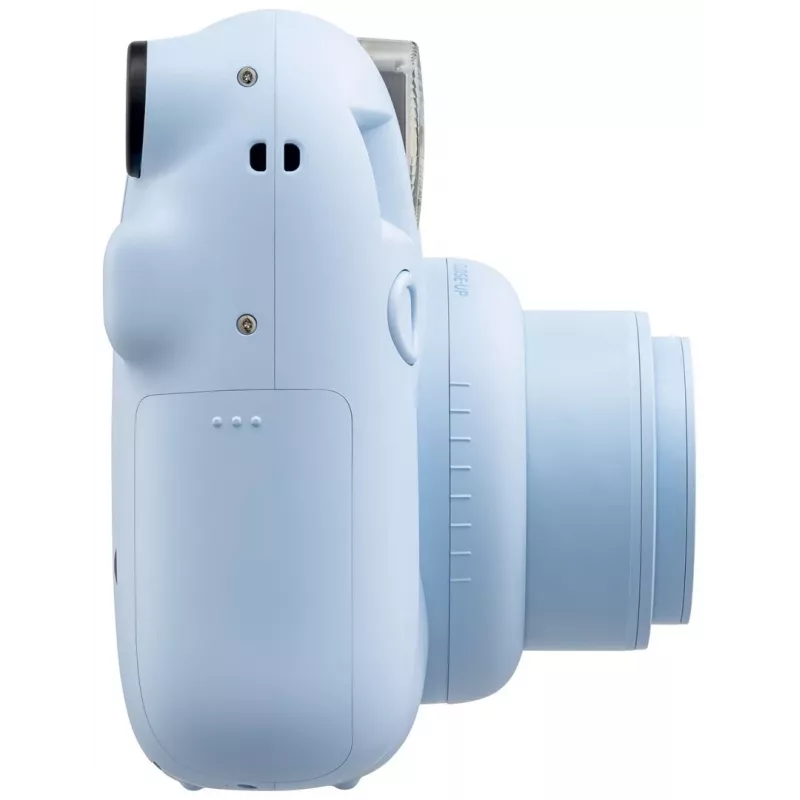 Kiirkaamera Fujifilm Instax Mini 12 sinine — 86 x 54 mm prindid, 60 mm fookuskaugus, elektrooniline katik