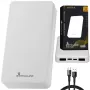Akupank Extralink EPB-078W 10000 mAh valge, USB-C, 10 W väljund, laeb kuni 2 seadet