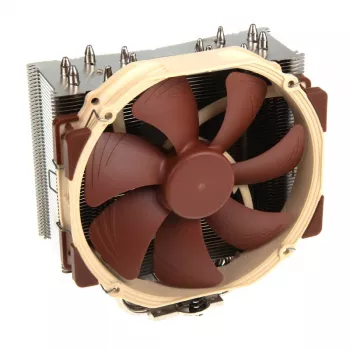 Noctua NH-U14S arvutijahutuskomponent Protsessorijahuti 12 cm Pruun, roostevaba teras